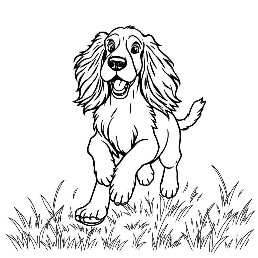 Irish Setter Coloring Page cover