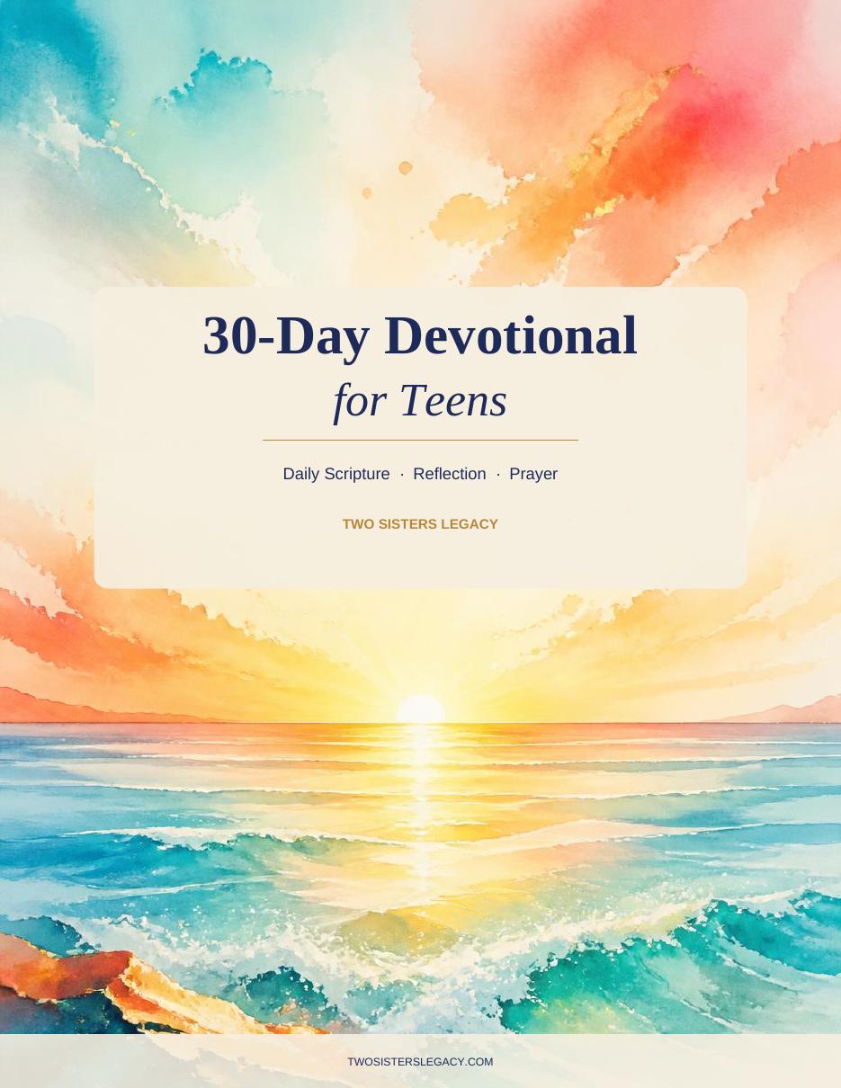 30-Day Devotional for Teens cover