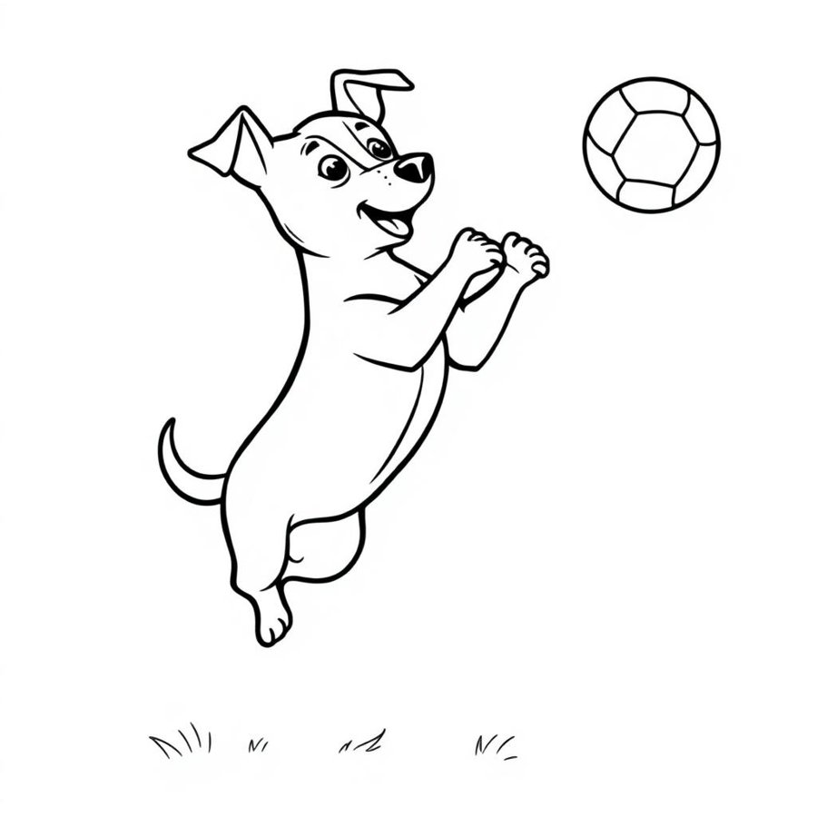 Jack Russell Terrier Coloring Page cover
