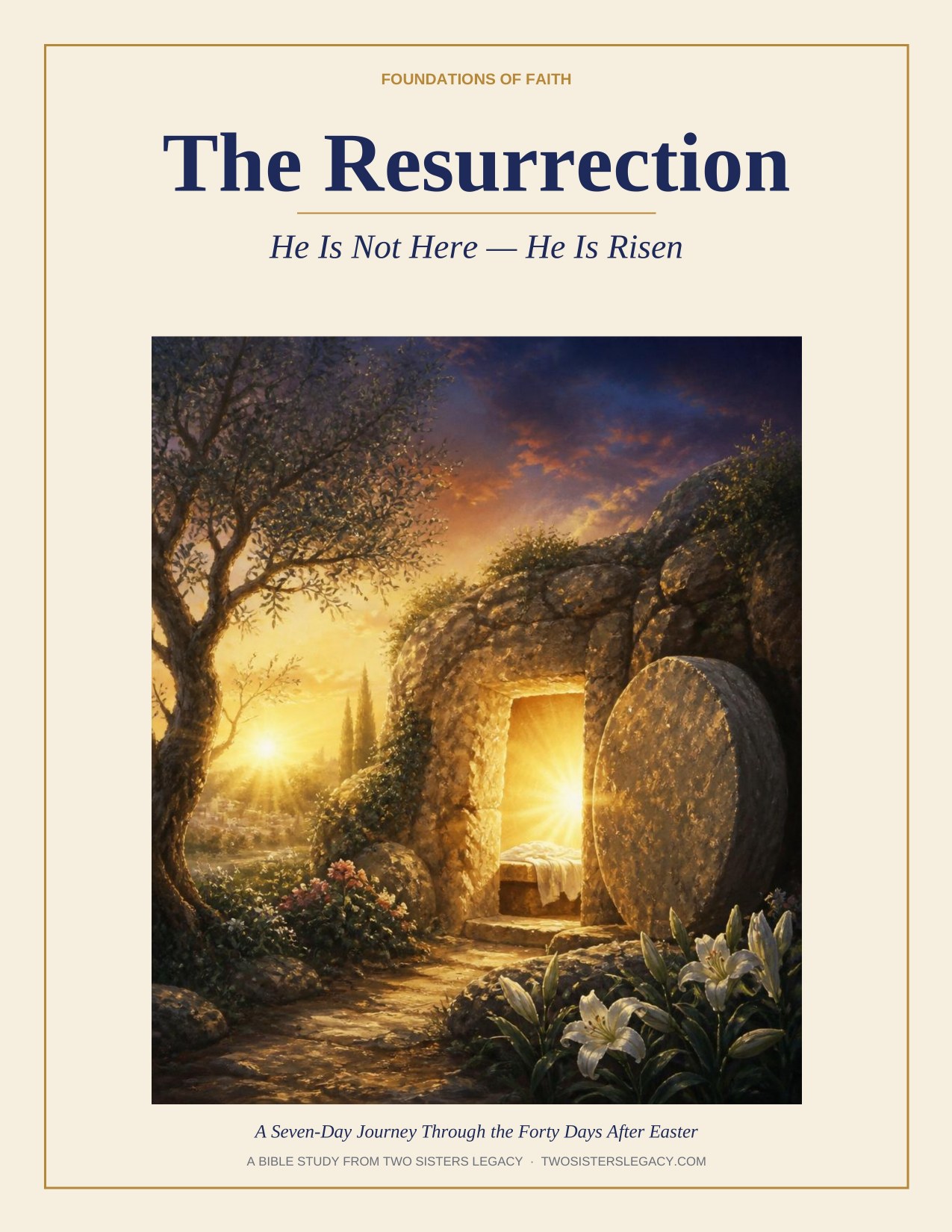The Resurrection — Bible Study cover