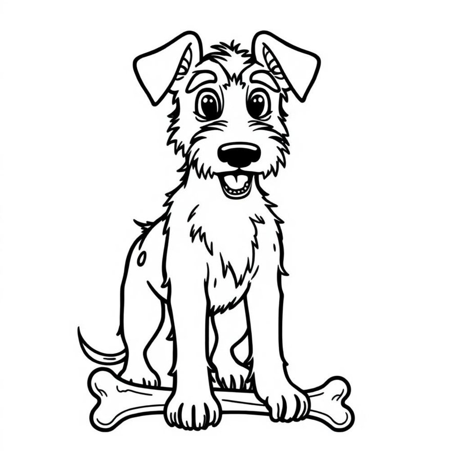 Fox Terrier Coloring Page cover