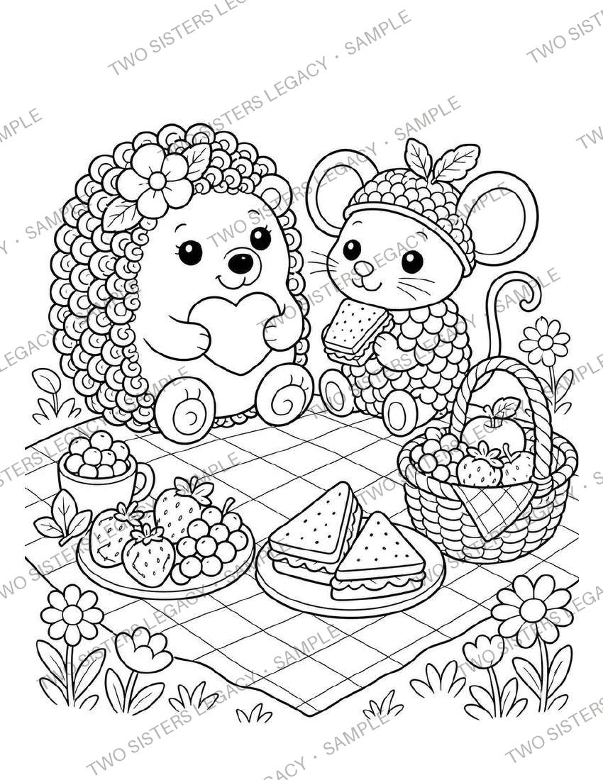 Pip & Hazel Coloring Page 7 cover