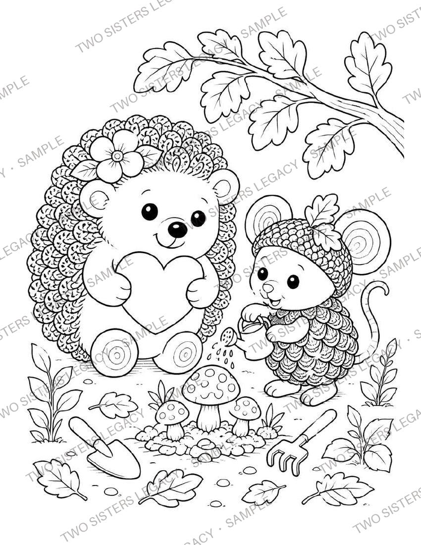 Pip & Hazel Coloring Page 4 cover