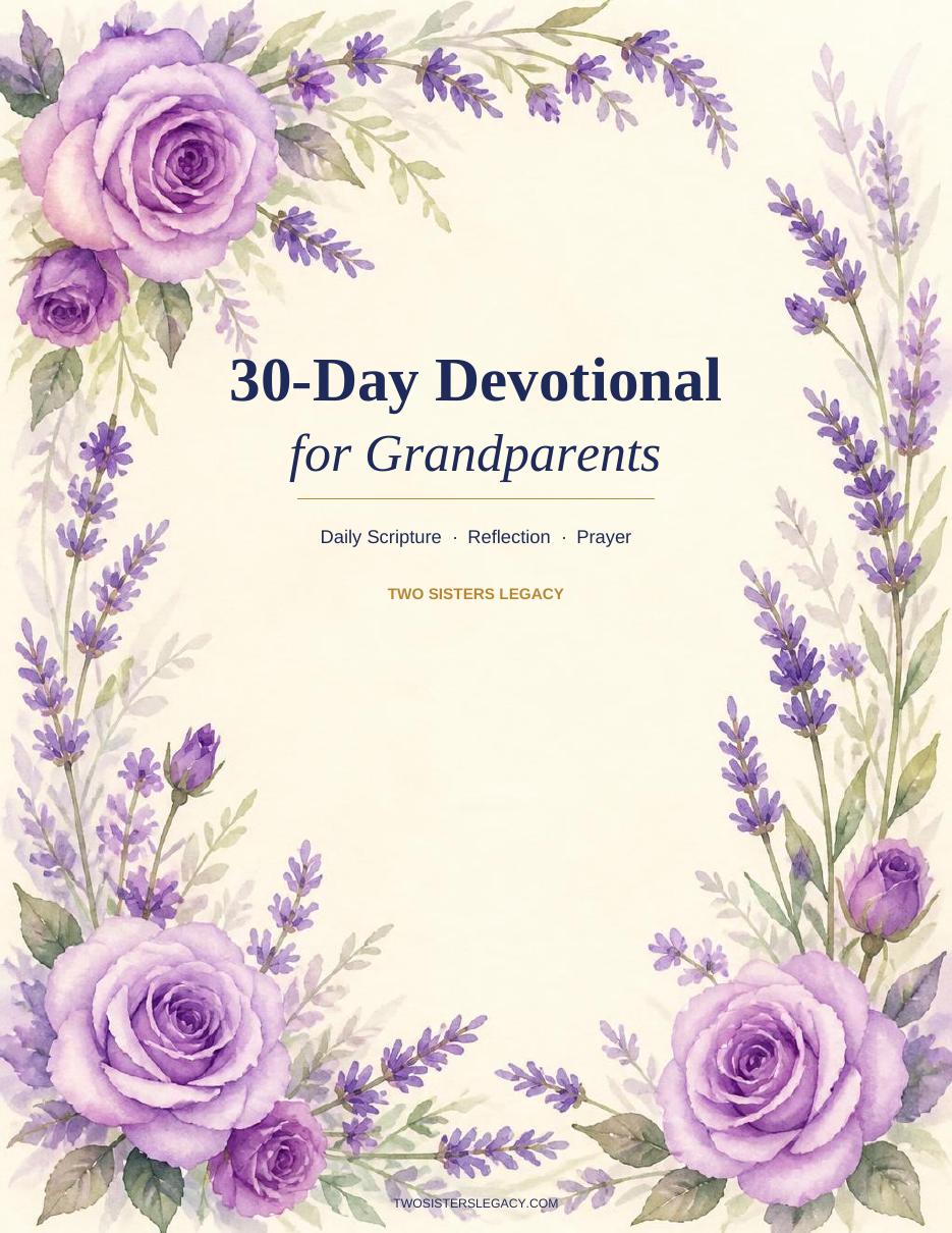 30-Day Devotional for Grandparents cover