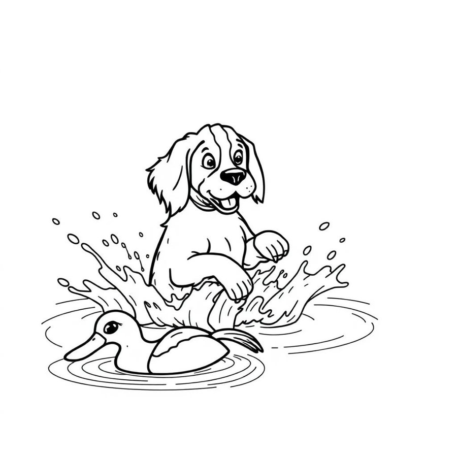Springer Spaniel Coloring Page cover