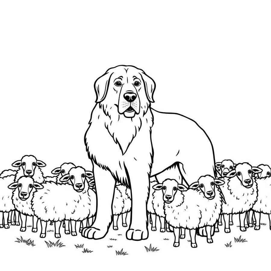 Anatolian Shepherd Coloring Page cover