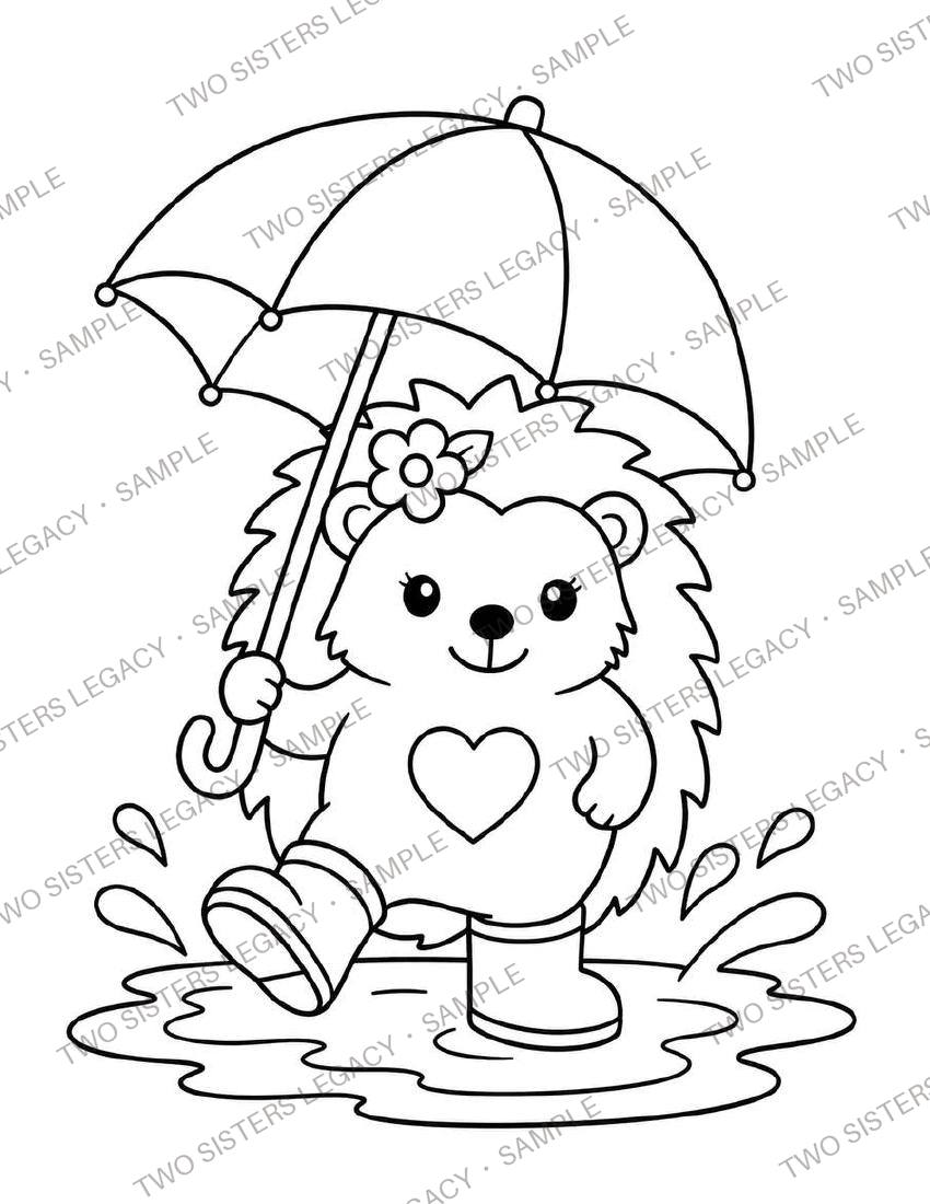 Pip & Hazel Coloring Page 10 cover