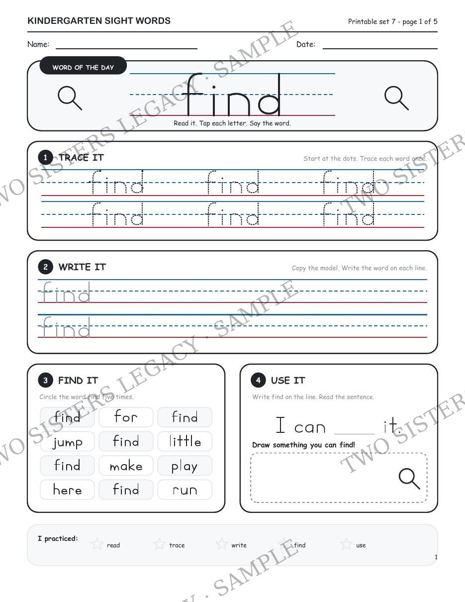 Pack 7 · Busy Words cover
