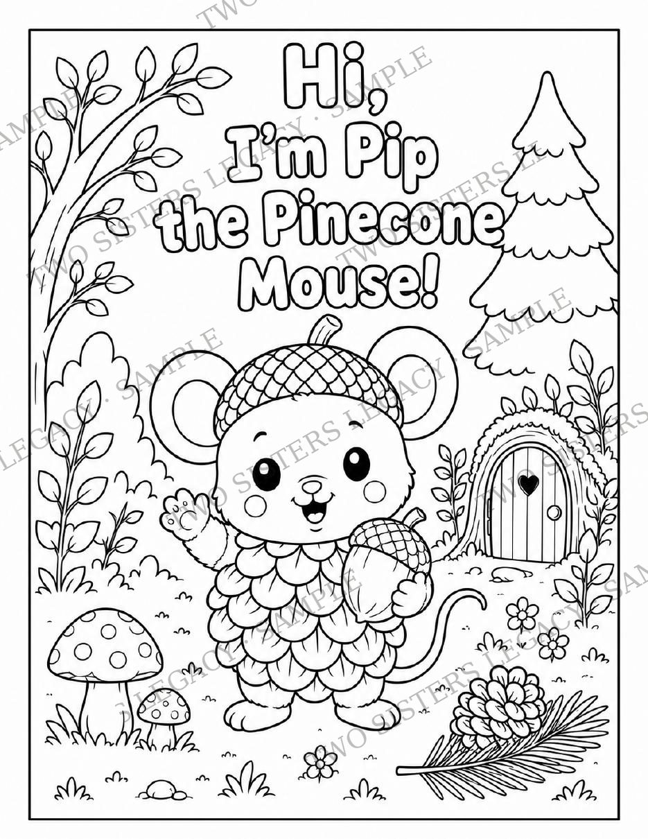Millie & Friends Coloring Page 7 cover