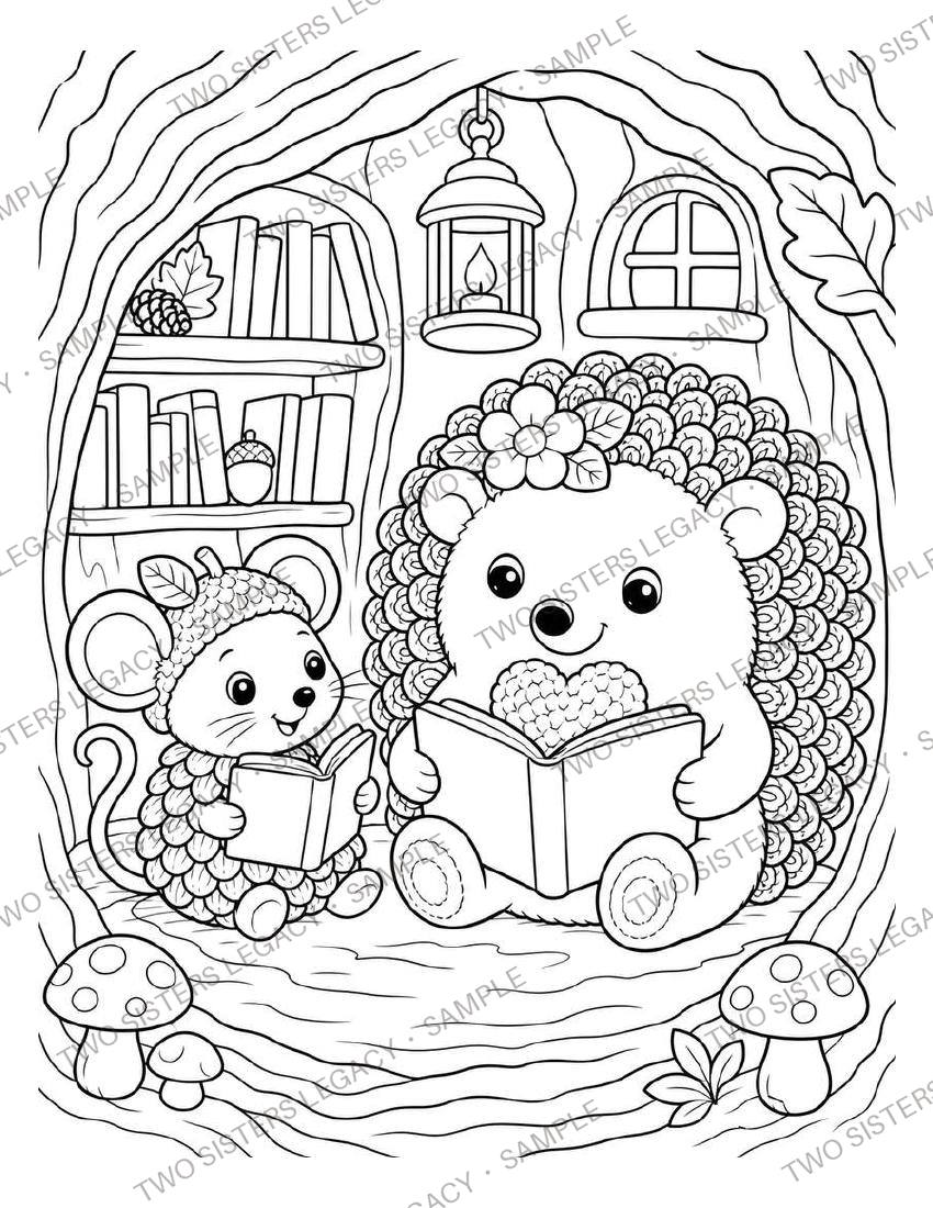 Pip & Hazel Coloring Page 8 cover