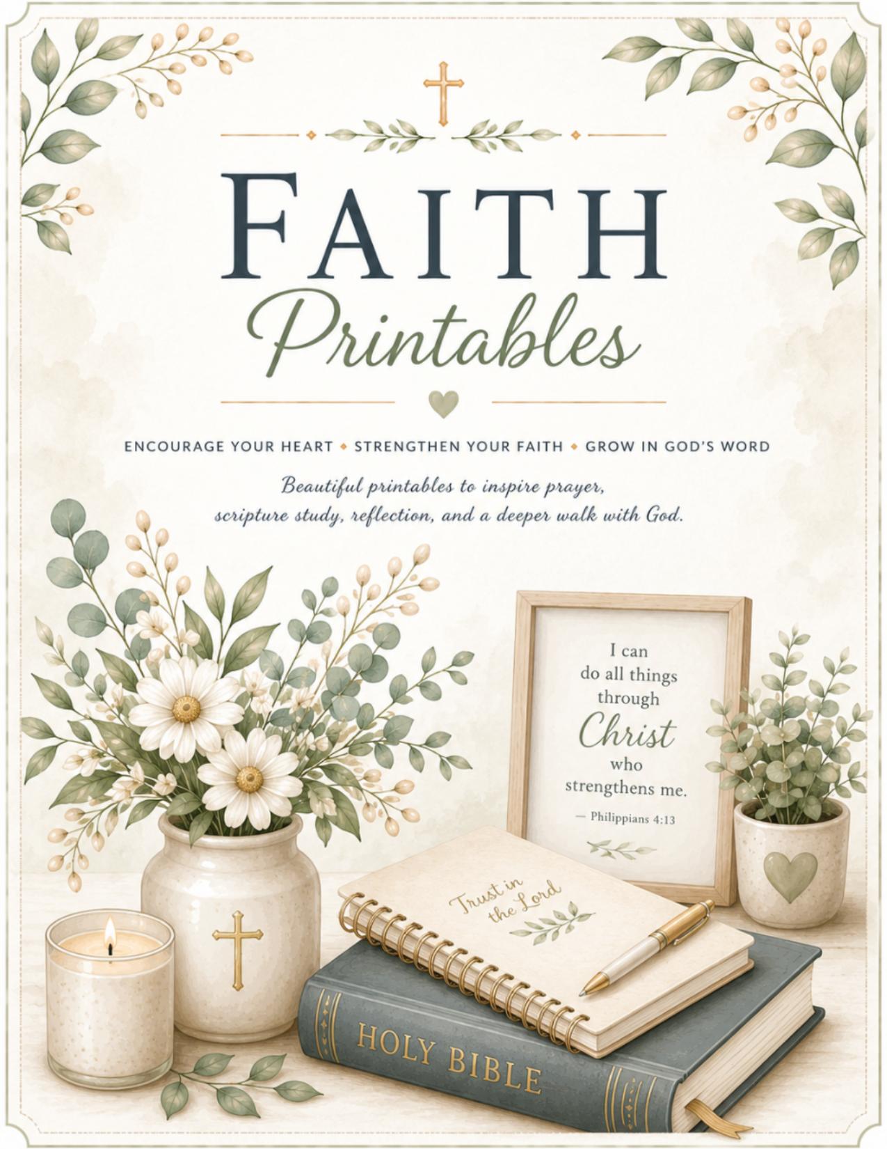 Faith Printables cover