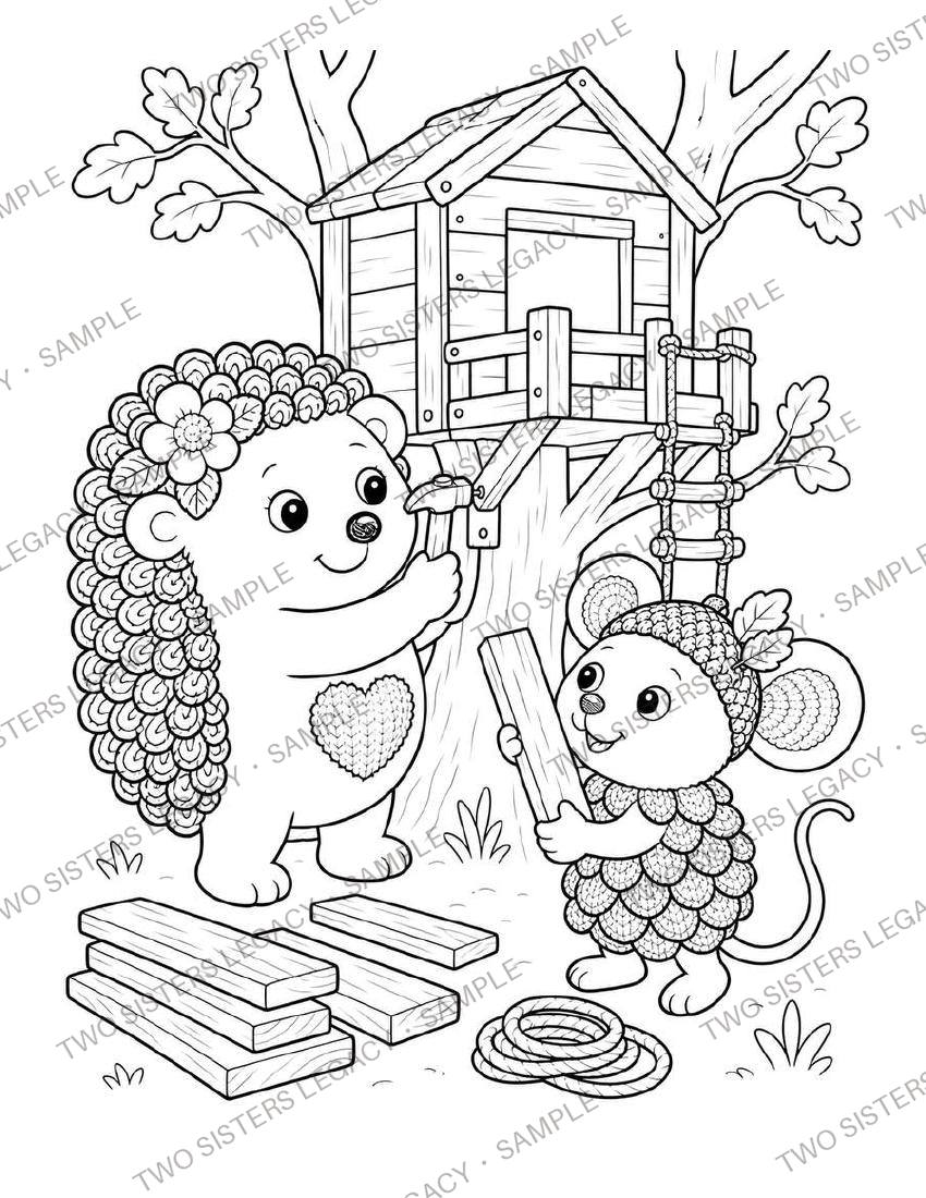 Pip & Hazel Coloring Page 9 cover