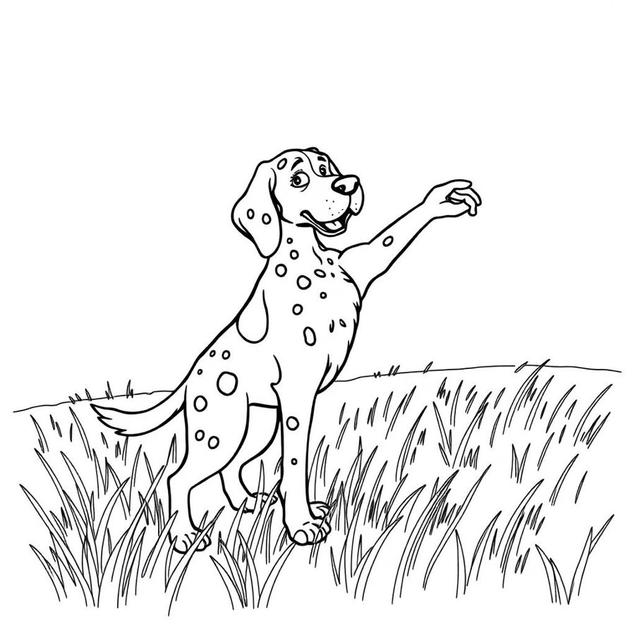 English Setter Coloring Page cover