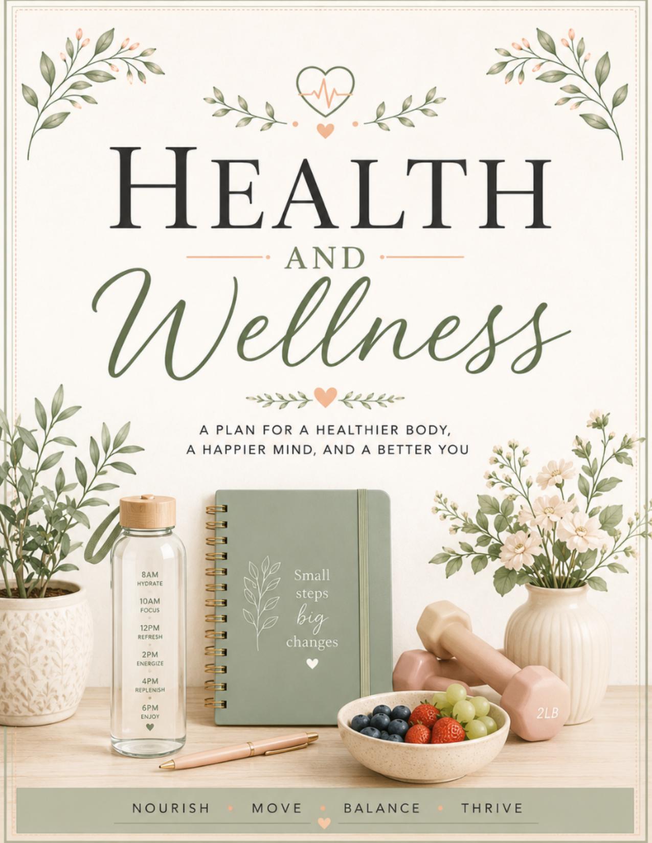 Health & Wellness Printables cover