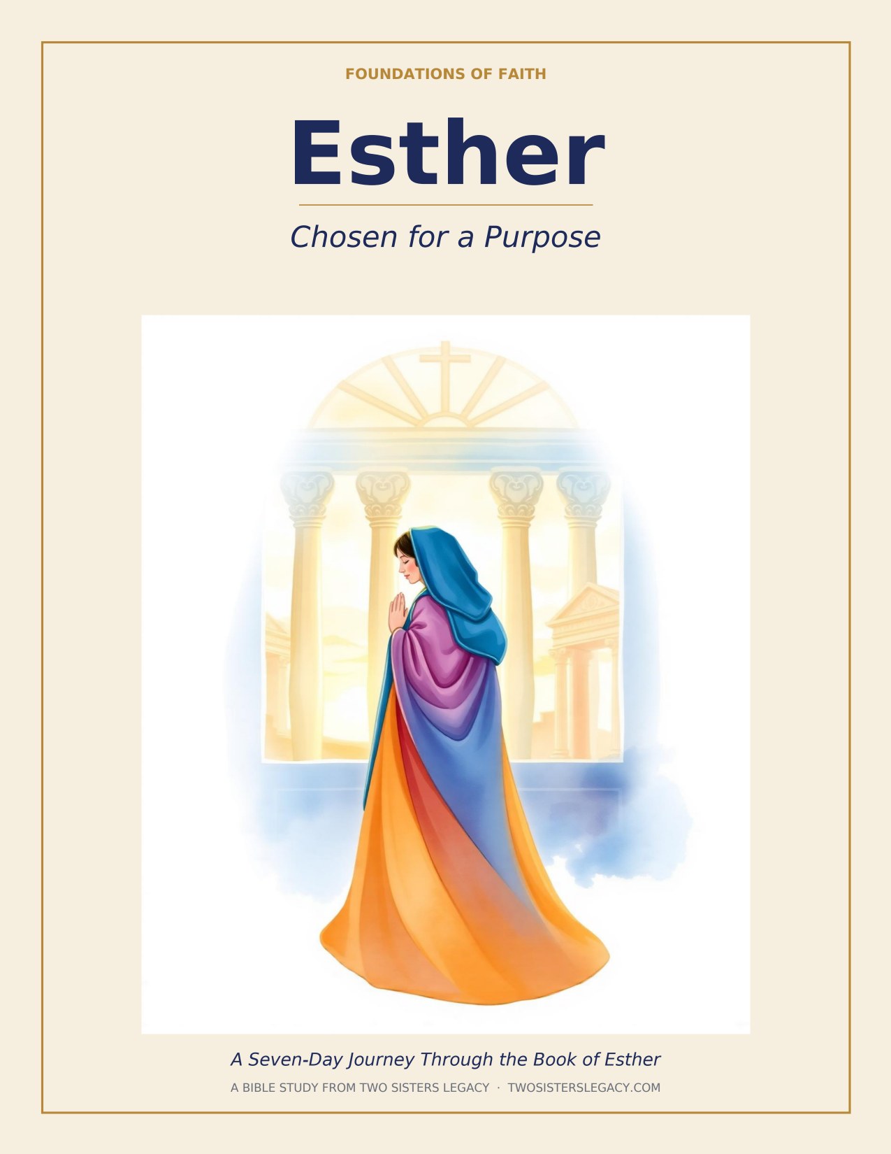 Esther: Chosen for a Purpose — Bible Study cover