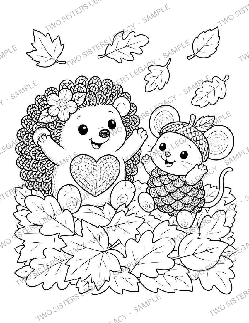 Pip & Hazel Coloring Page 3 cover