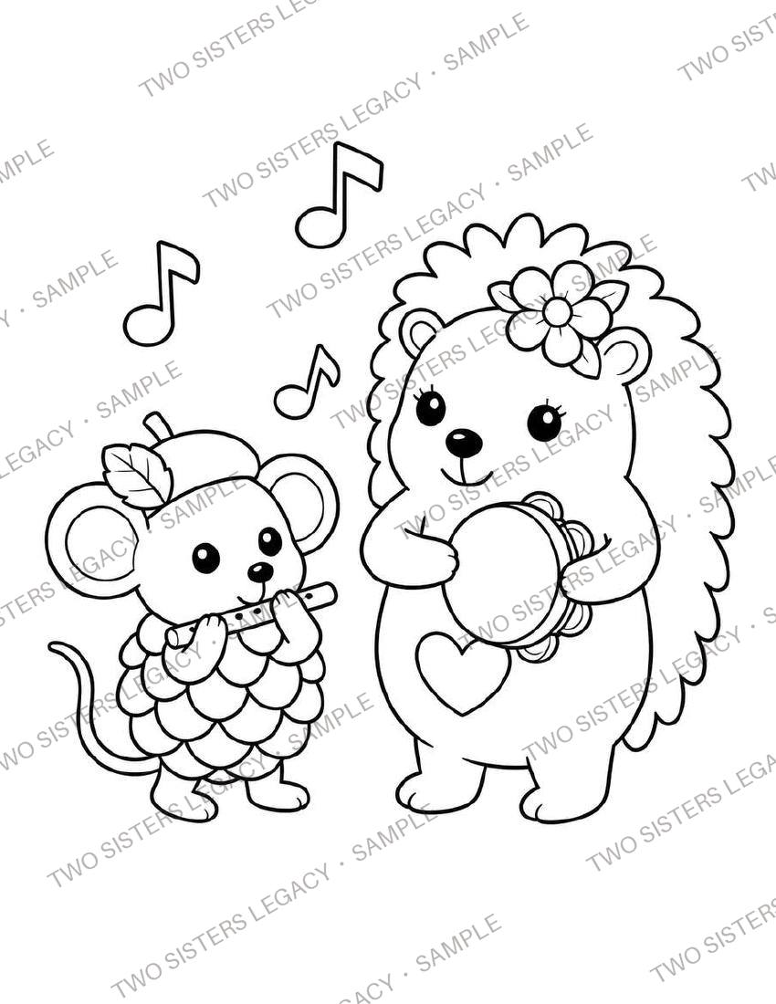 Pip & Hazel Coloring Page 19 cover