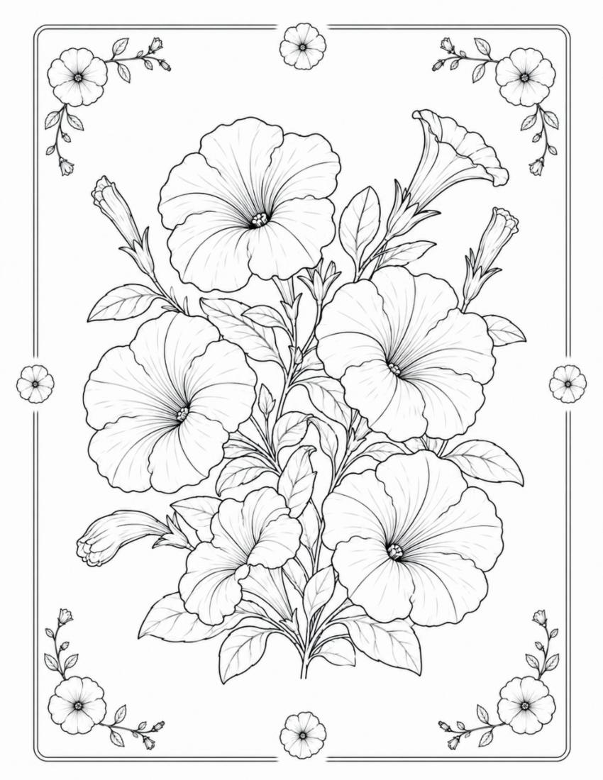 Hibiscus Coloring Page cover