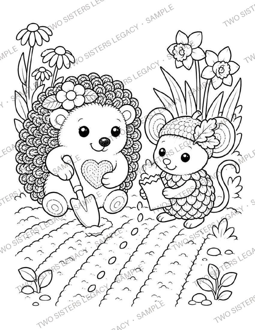 Pip & Hazel Coloring Page 6 cover