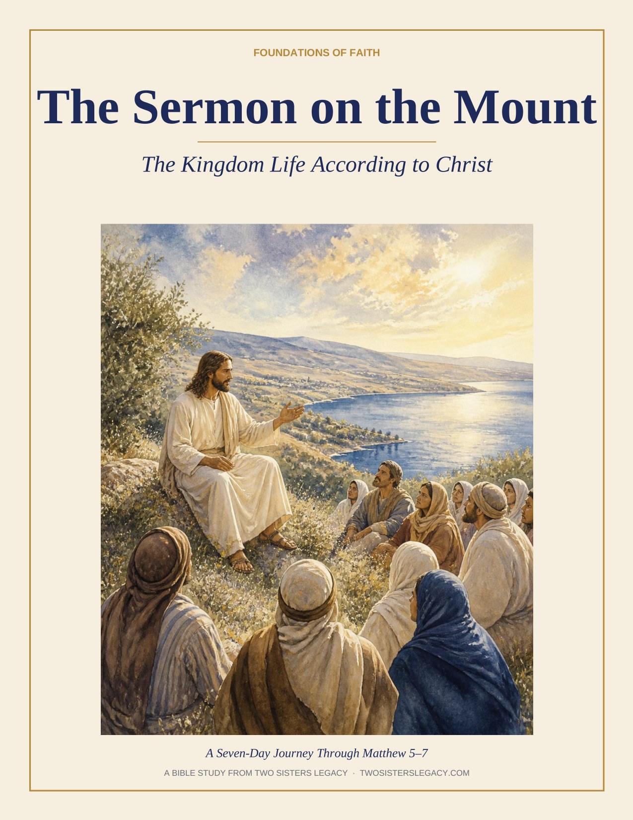 The Sermon on the Mount — Bible Study cover