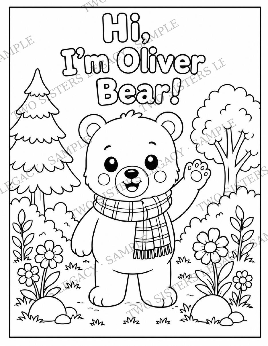 Millie & Friends Coloring Page 3 cover