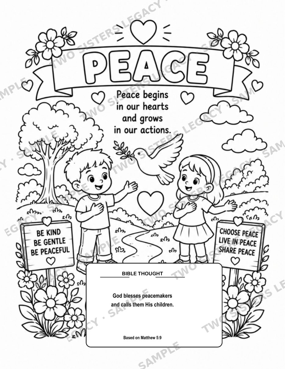 Peace — Two-Page Lesson cover