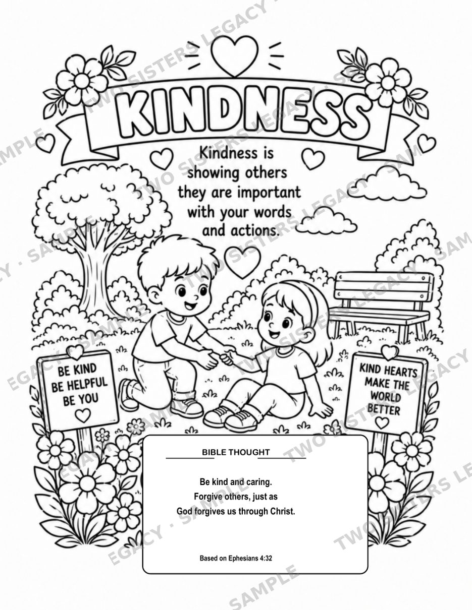 Kindness — Two-Page Lesson cover