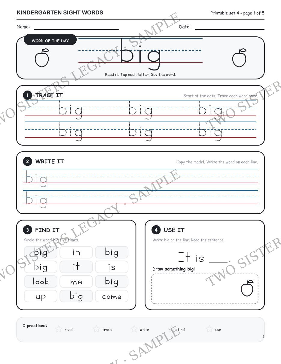 Pack 4 · Look and See cover