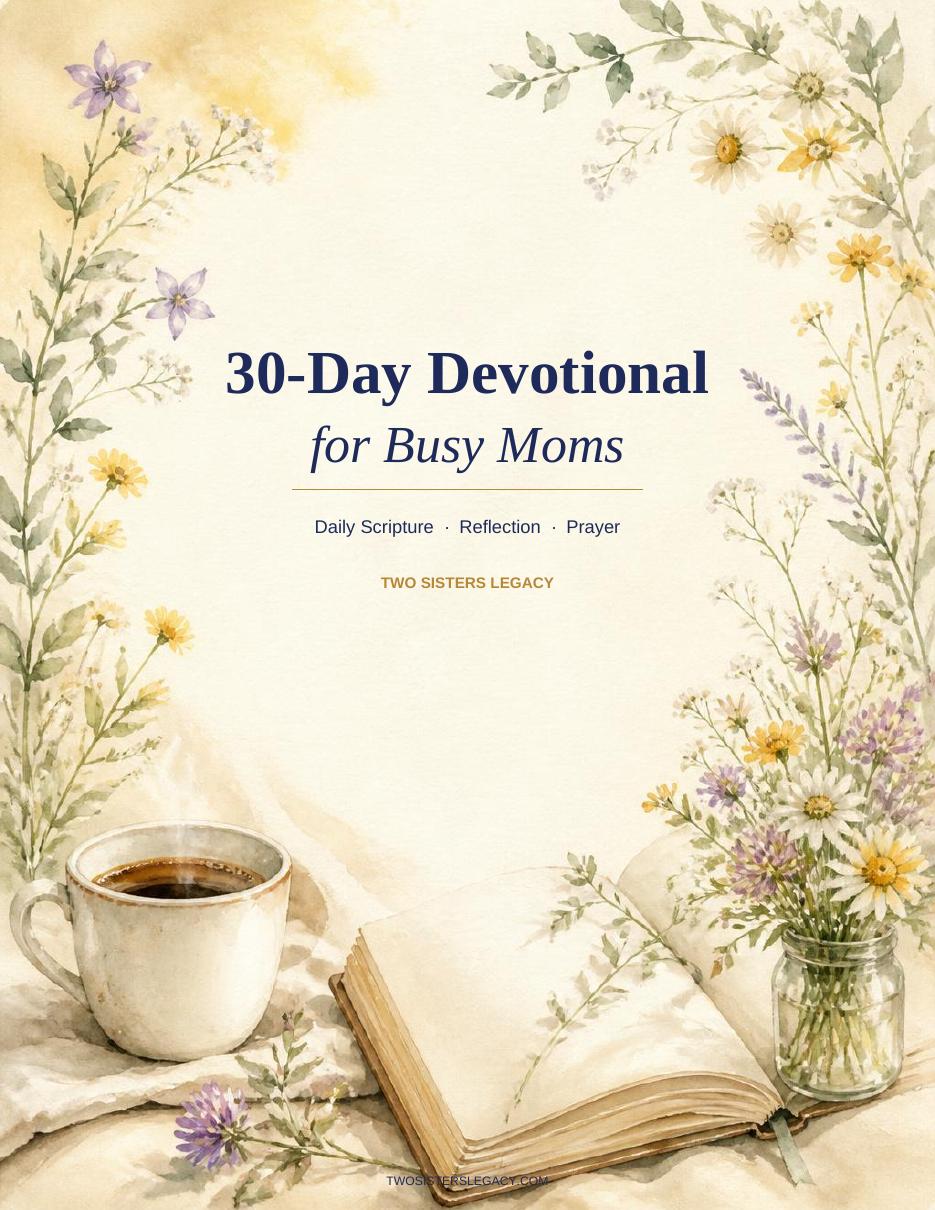 30-Day Devotional for Busy Moms cover