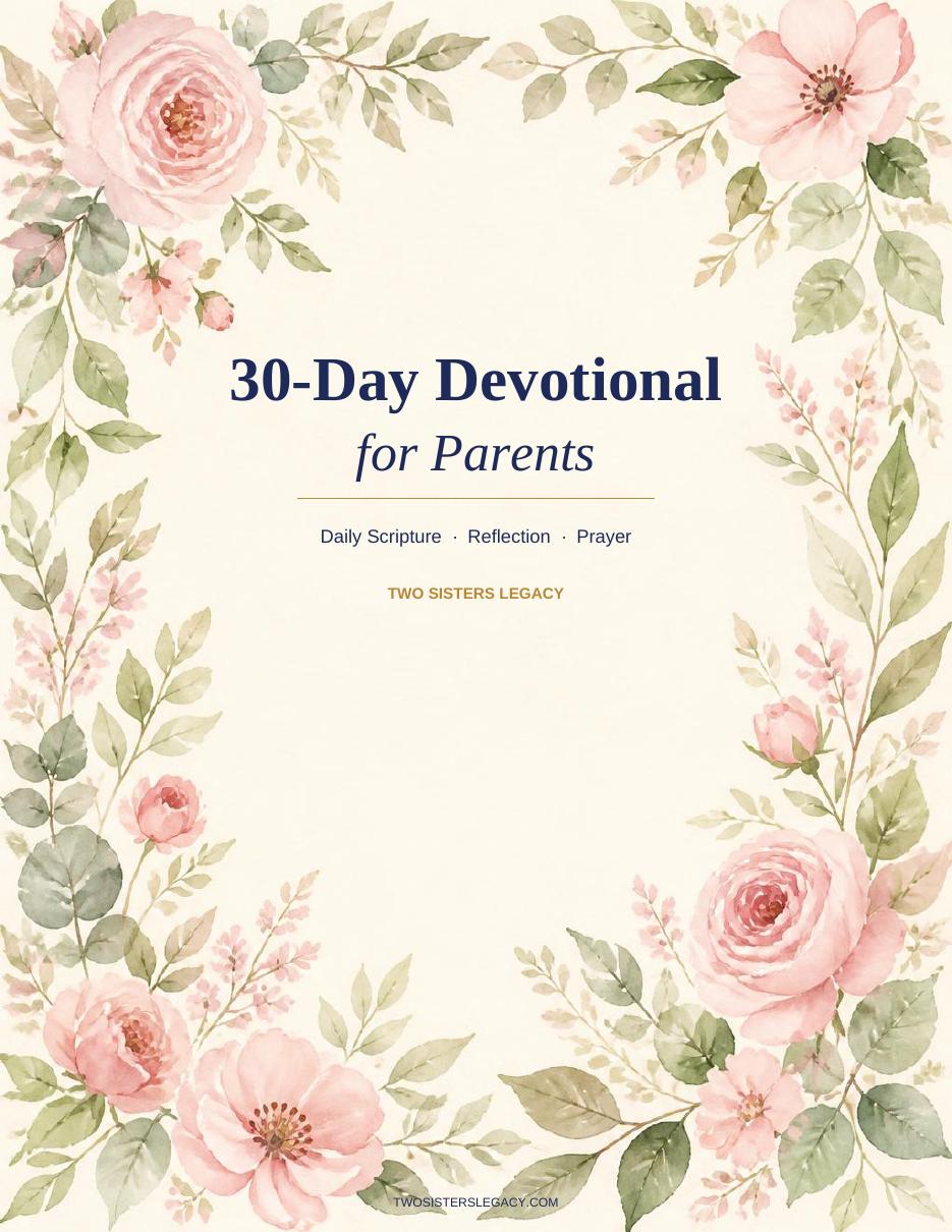 30-Day Devotional for Parents cover