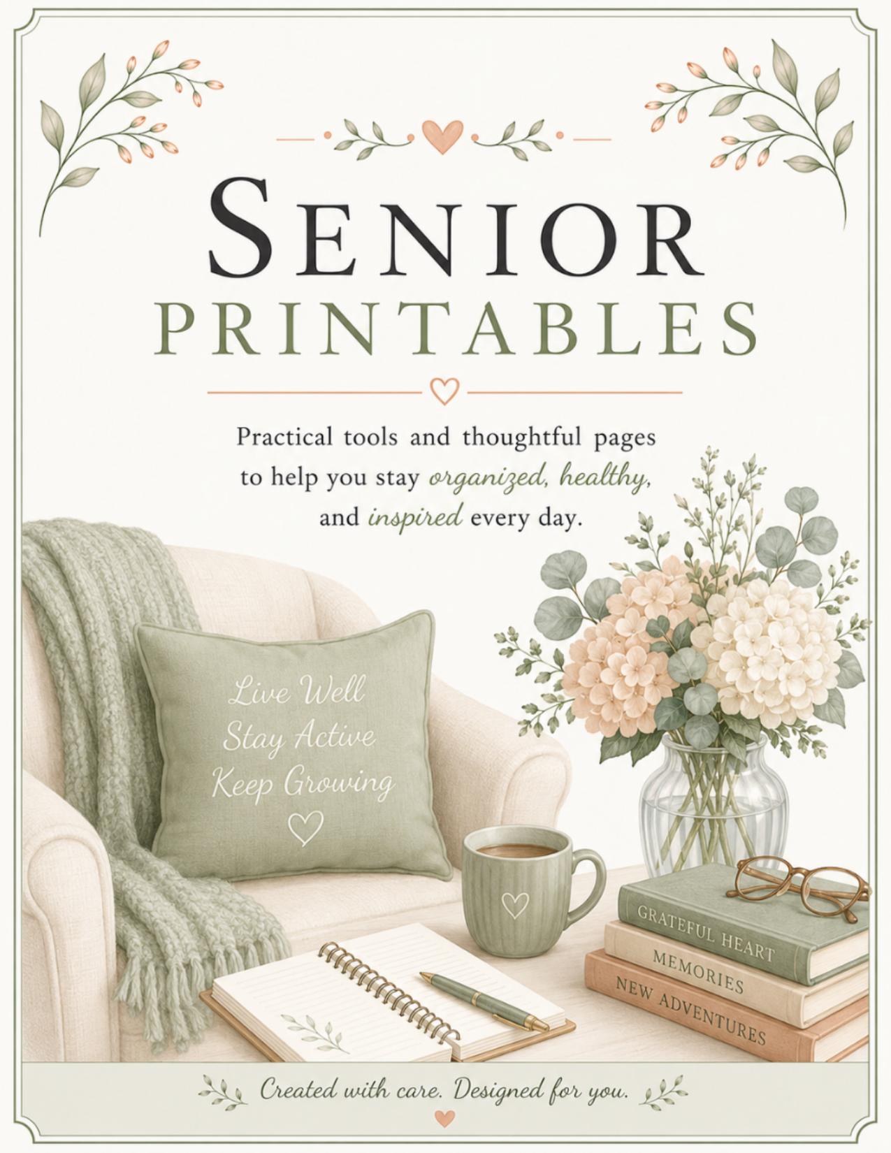 Senior Printables cover