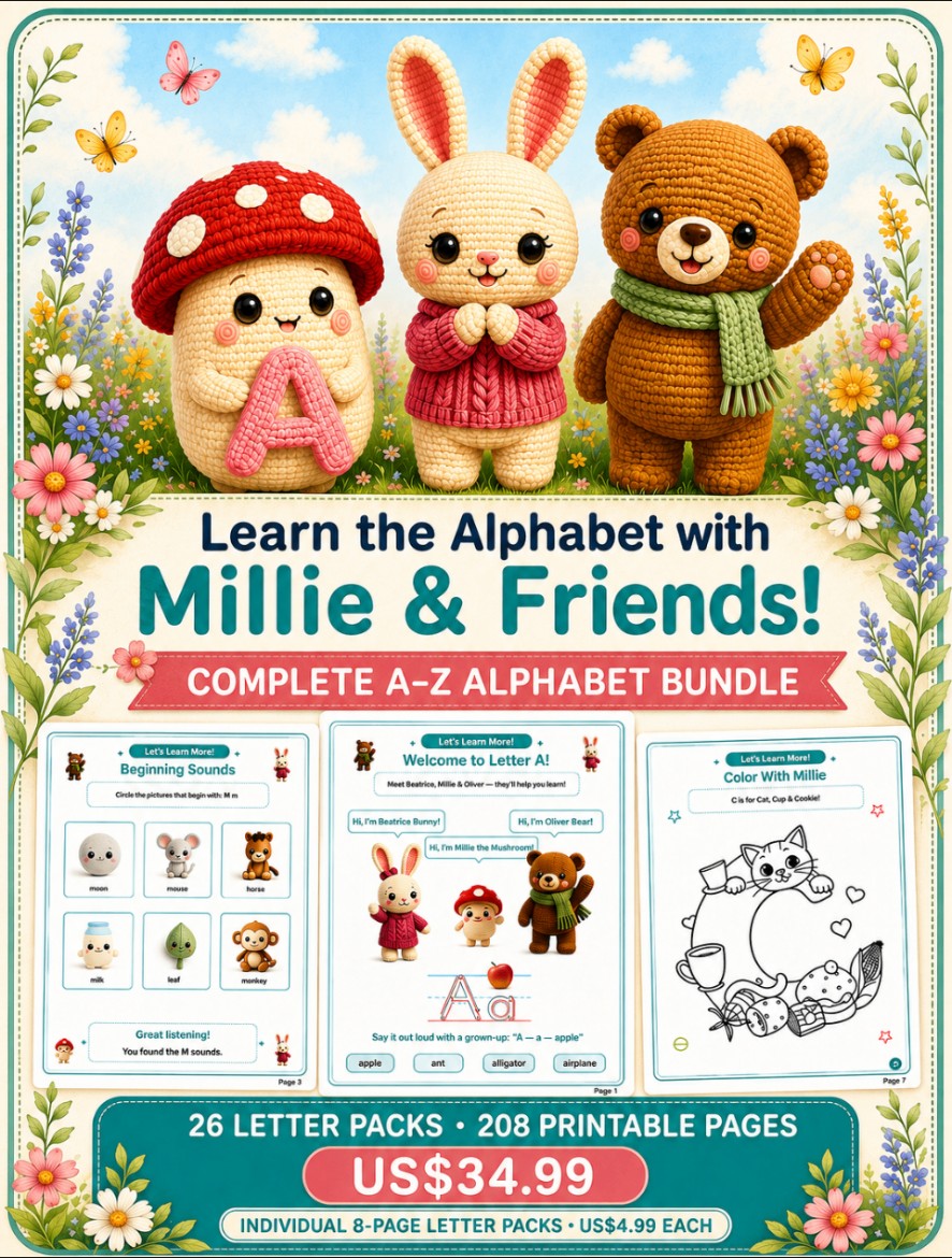 Millie & Friends Complete A–Z Alphabet Bundle cover