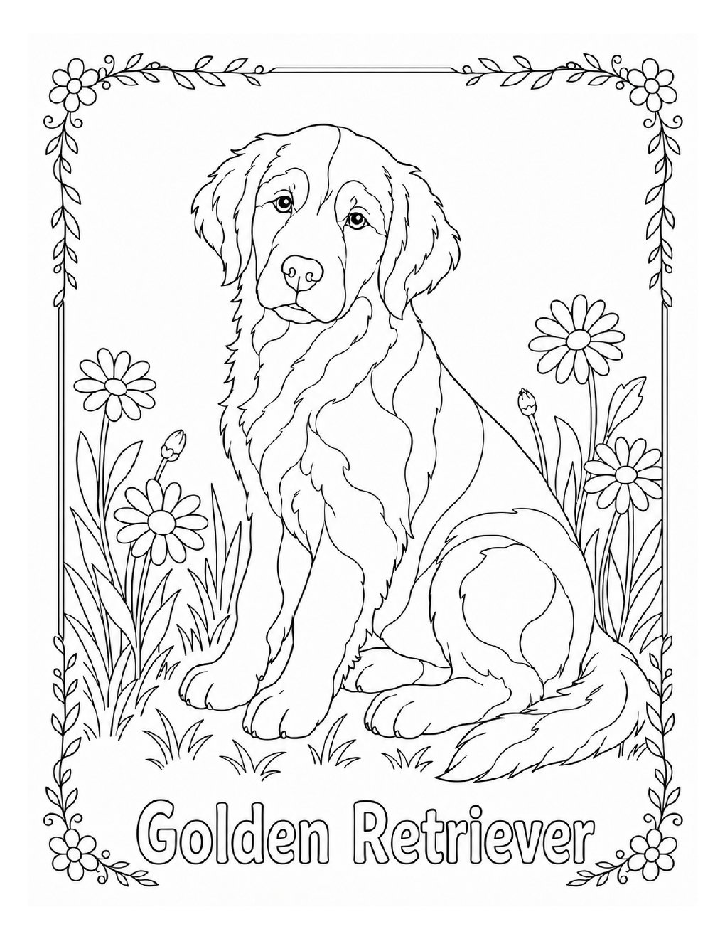 100 Dogs Coloring Book cover