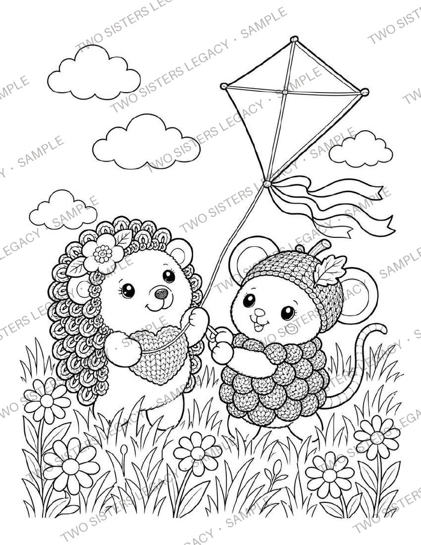Pip & Hazel Coloring Page 15 cover