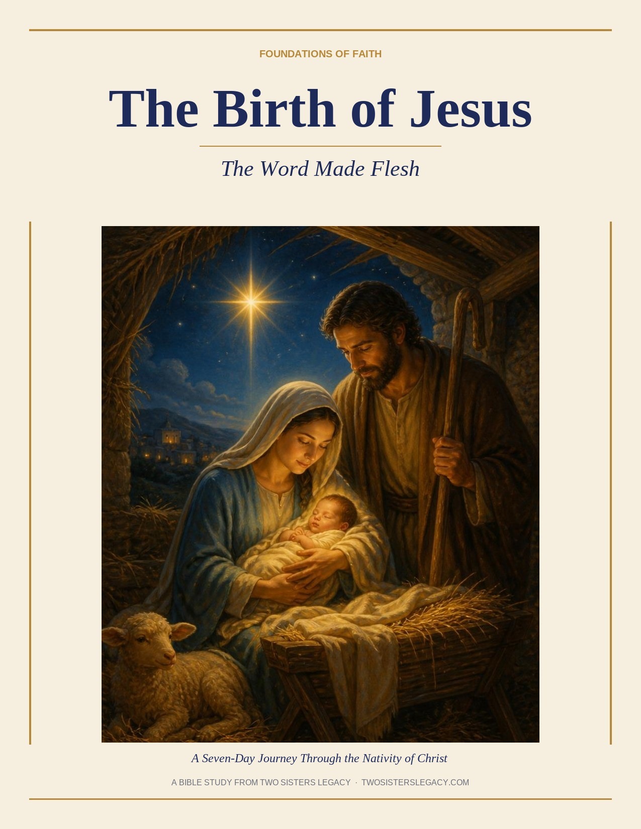 The Birth of Jesus — Bible Study cover