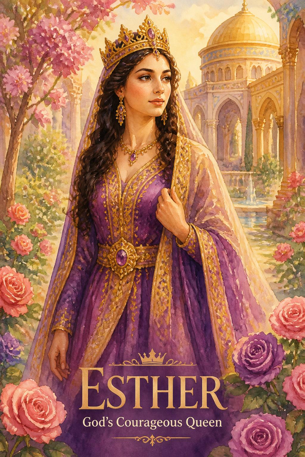 Esther Story and Coloring Book cover