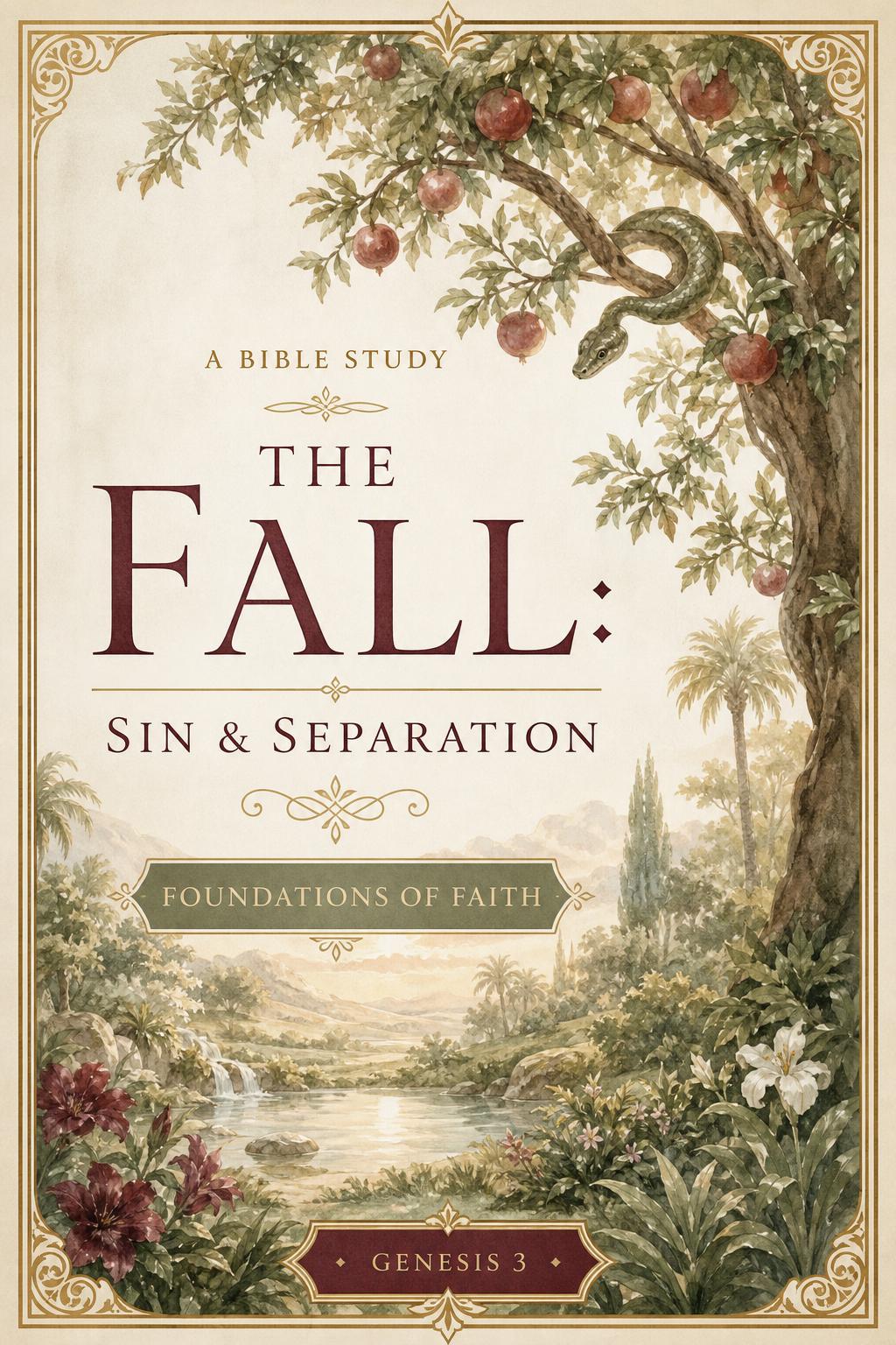 The Fall: Sin & Separation — Bible Study cover