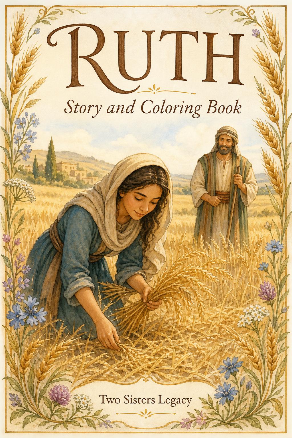 Ruth Story and Coloring Book cover