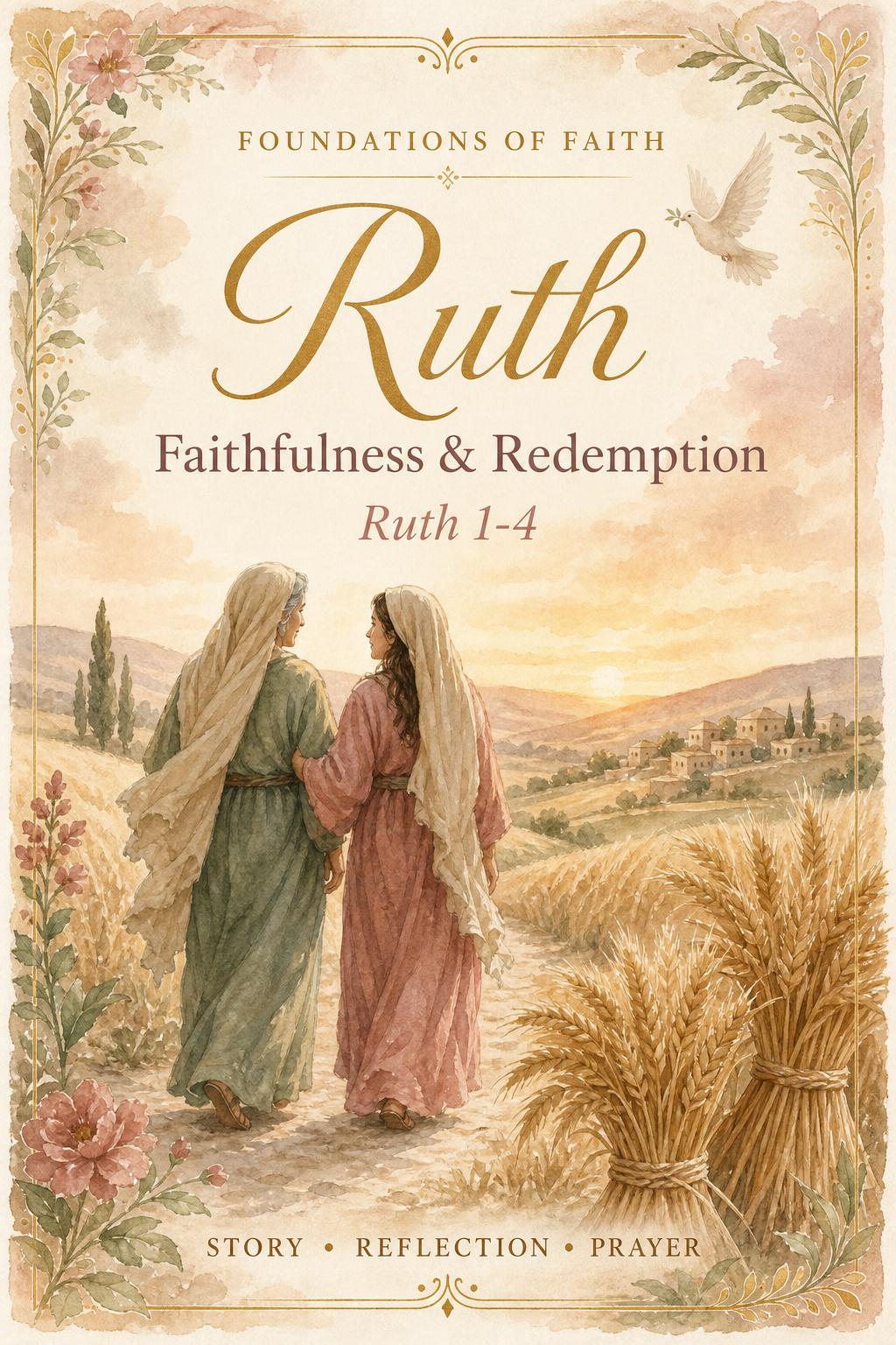 Ruth: Faithfulness & Redemption — Bible Study cover