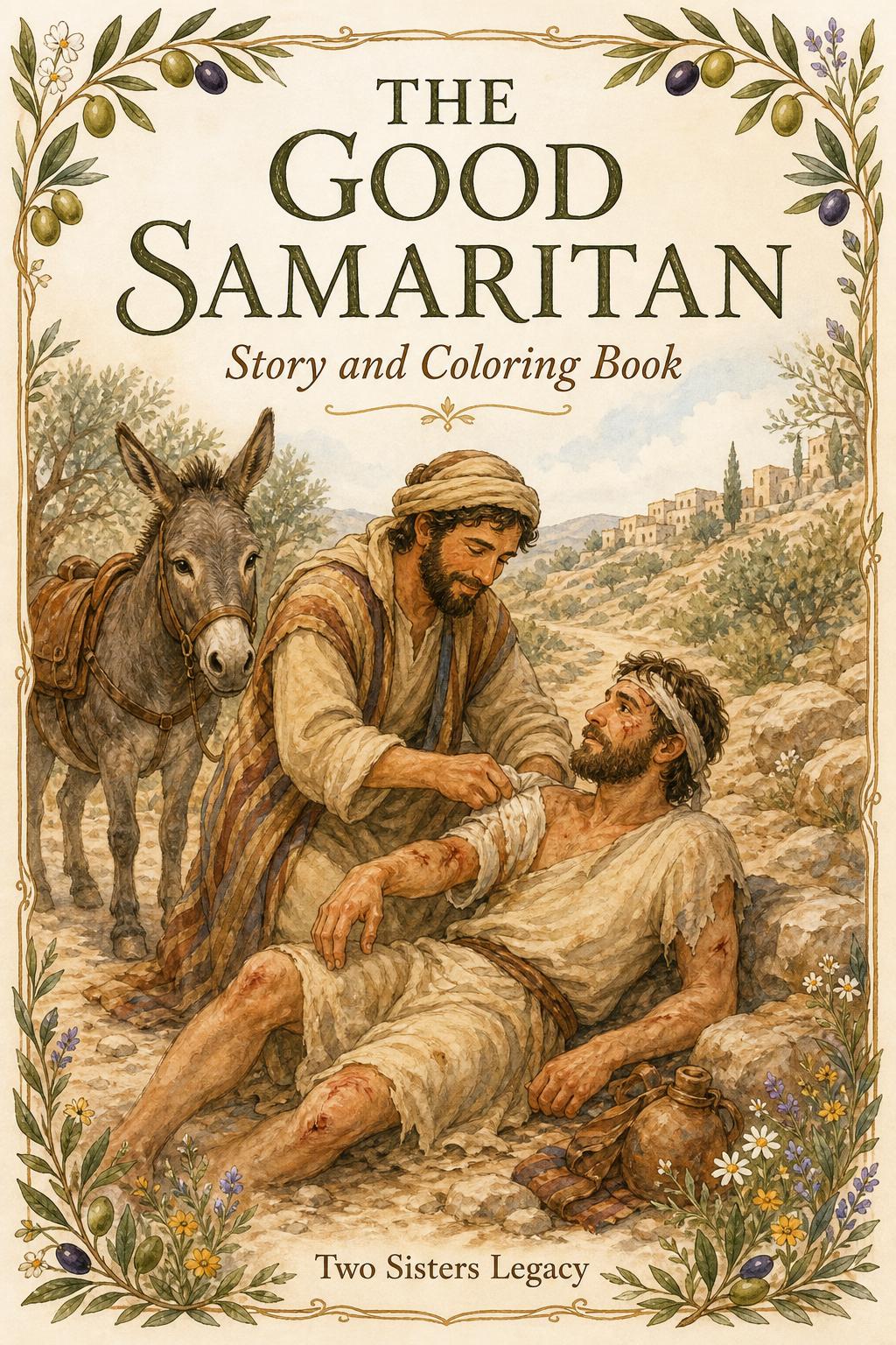 The Good Samaritan Story and Coloring Book cover